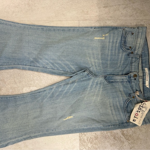 New Pistola size 31 Anthropologie Jeans Bell Bottom Super Flare Festival - Picture 10 of 10